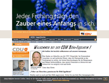 Tablet Screenshot of cdu-boehl-iggelheim.de